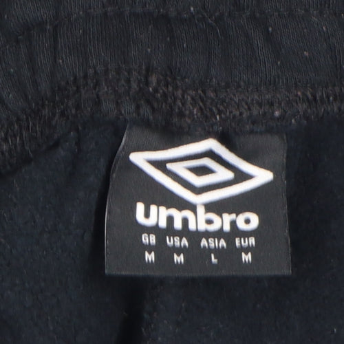 Umbro Boys Black Joggers, Medium, Sports Style
