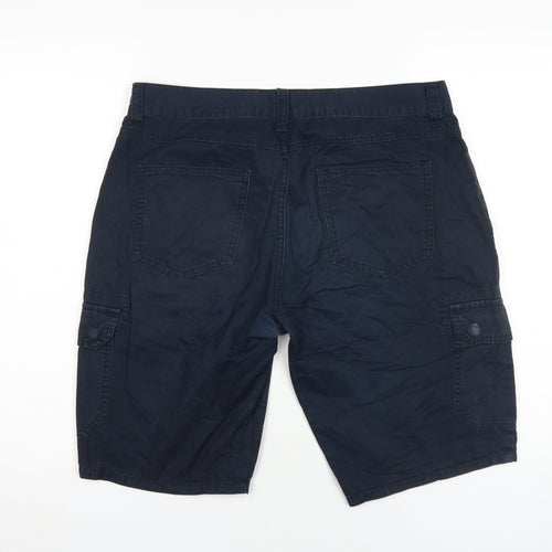 GEF Men's Blue Cargo Shorts Size 32 Casual Wear