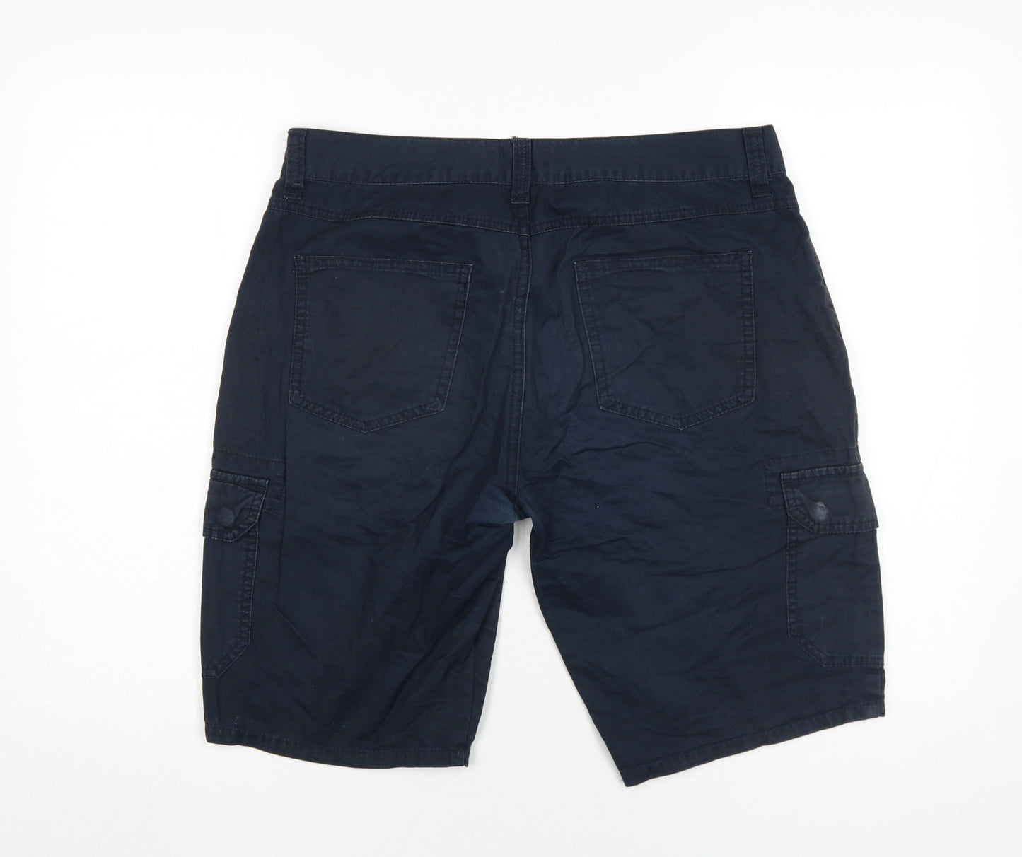 GEF Men's Blue Cargo Shorts Size 32 Casual Wear