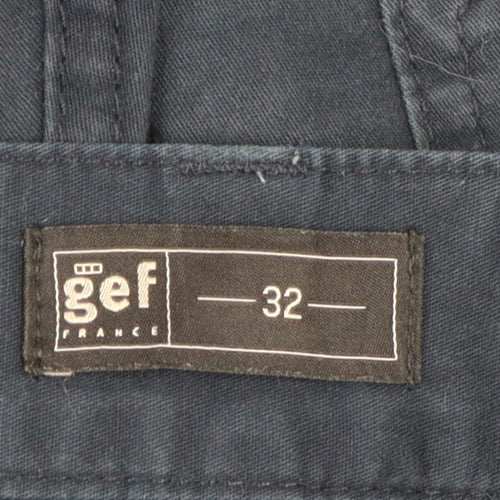GEF Men's Blue Cargo Shorts Size 32 Casual Wear