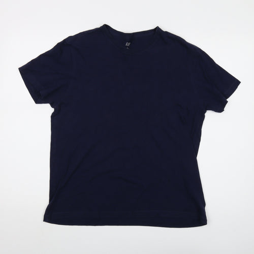 GAP Men's Blue Crew Neck T-Shirt Medium