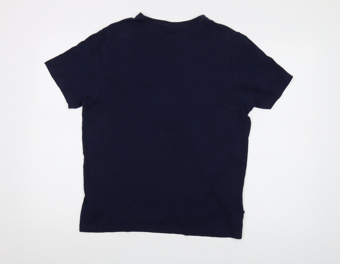 GAP Men's Blue Crew Neck T-Shirt Medium