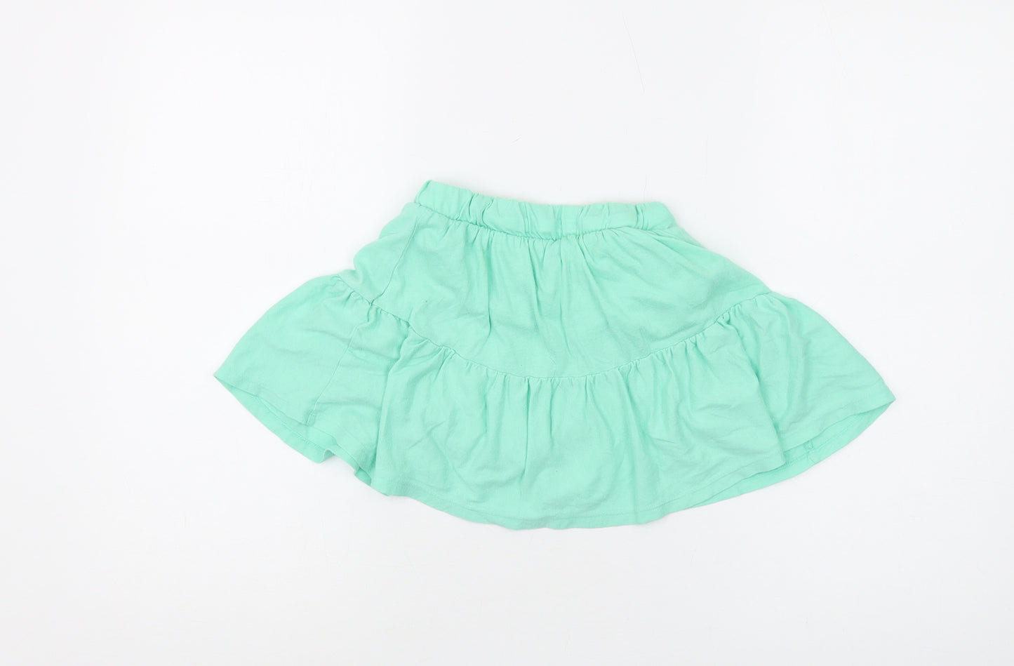 Cat & Jack Girls Green Swing Skirt, Size M, Elastic Waist