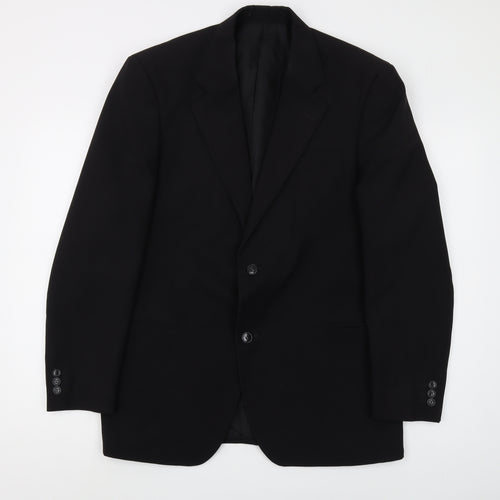 Farah Men's Black Blazer Size 38 - Formal Classic