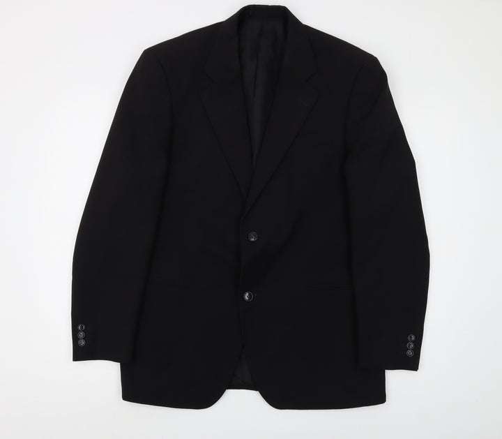 Farah Men's Black Blazer Size 38 - Formal Classic