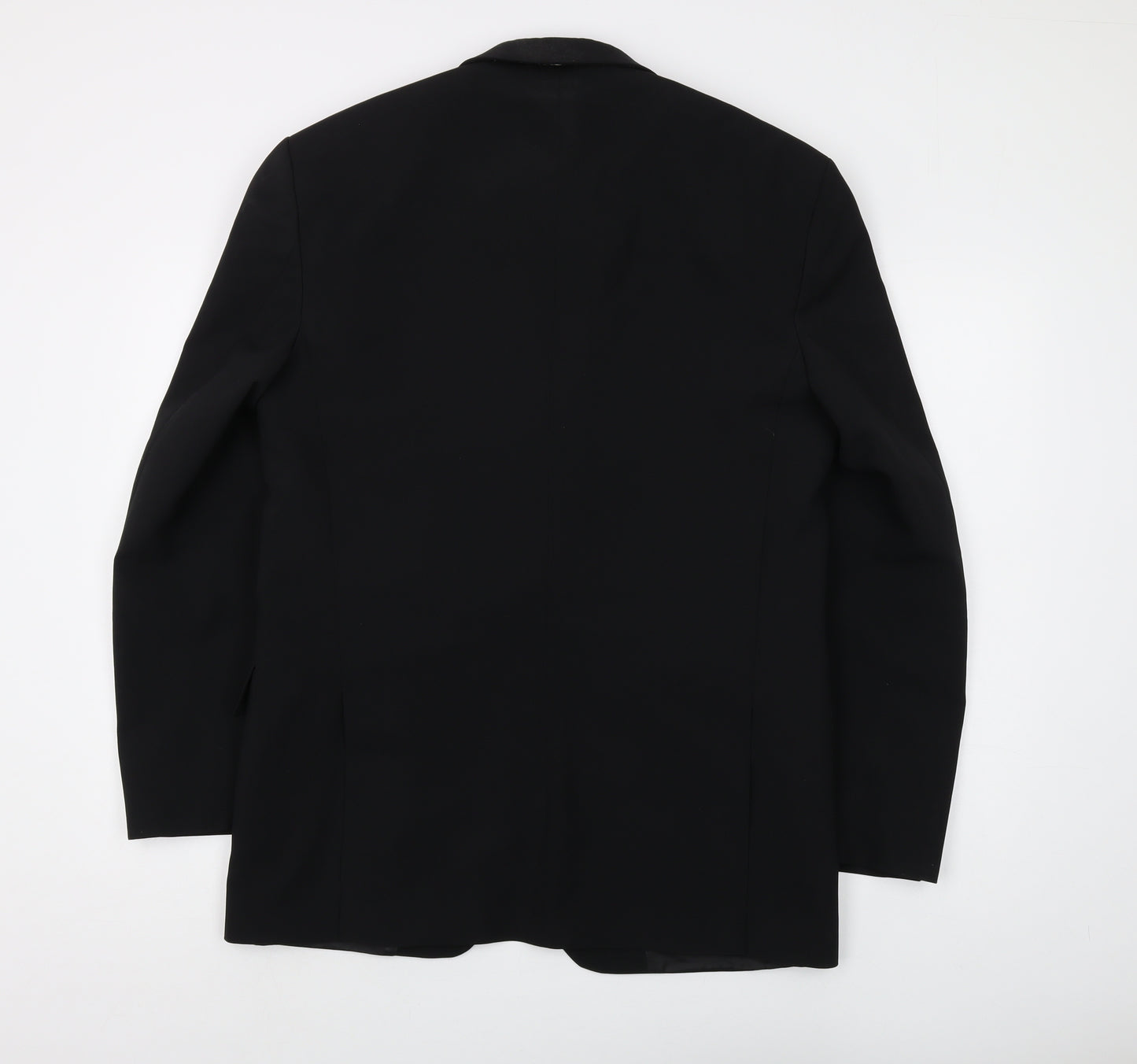 Farah Men's Black Blazer, Size 38, Long, Two-Button