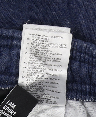 Adidas Unisex Blue Jogger XS with Elastic Waist
