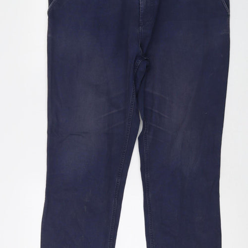 Fred Perry Men's Blue Trousers, Size 38, Regular Fit