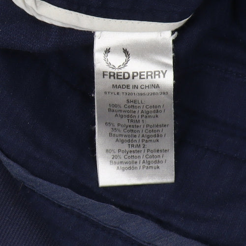 Fred Perry Men's Blue Trousers, Size 38, Regular Fit