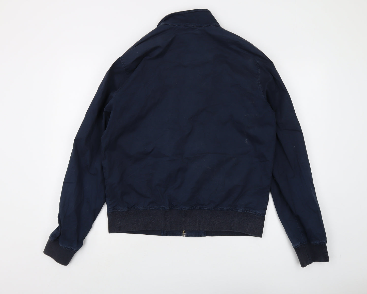 Penguin Men's Blue Bomber Jacket, M, Cotton Blend