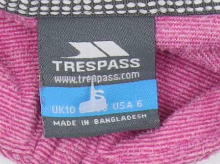 Trespass Women's Pink Pullover Sweatshirt Size 10