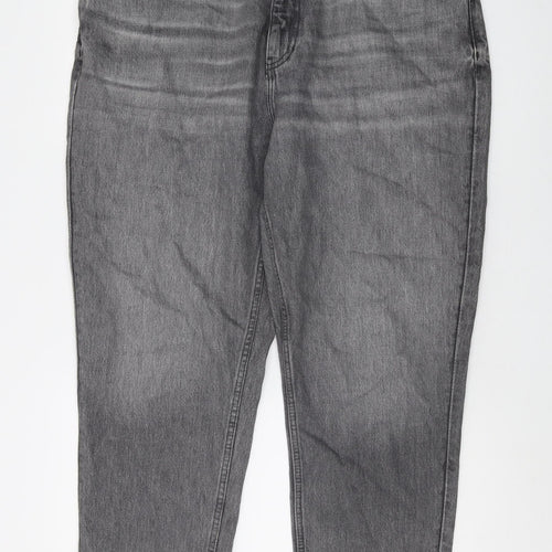 Fat Face Women's Grey Mom Jeans Size 16