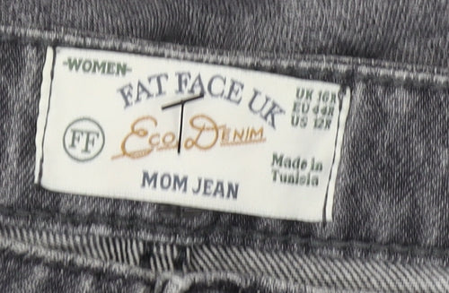 Fat Face Women's Grey Mom Jeans Size 16