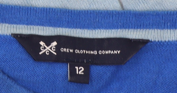 Crew Clothing Women's Blue Jumper Size 12 Crew Neck