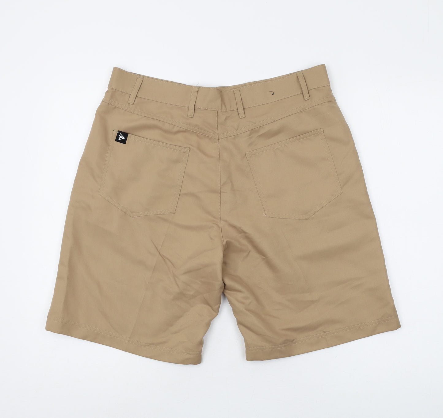 Dunlop Men's Beige Chino Shorts, Regular Fit, 34 Waist