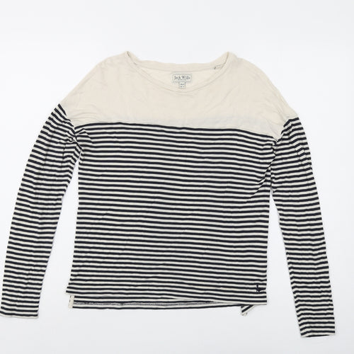 Jack Wills Women's Striped Long Sleeve T-Shirt, Size 8