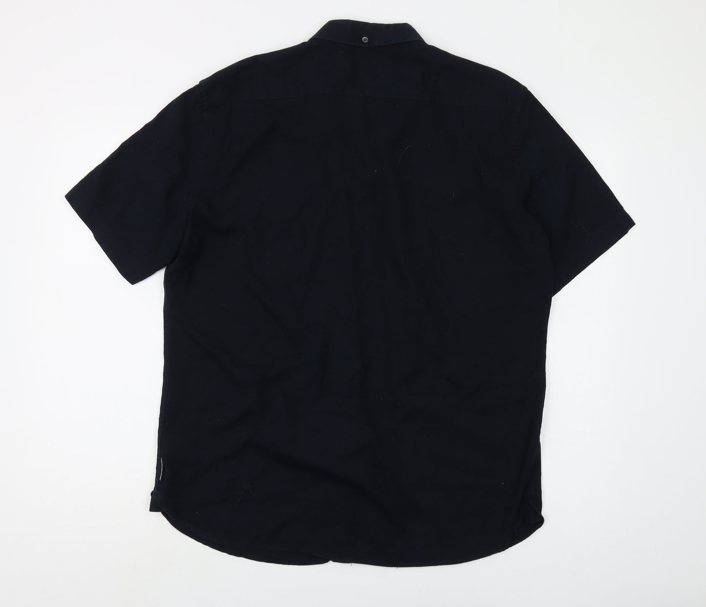 French Connection Men's Black Shirt L Casual Button-Up