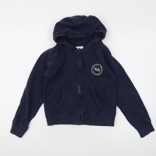 SoulCal & Co Boys Blue Full Zip Regular Fit Hoodie