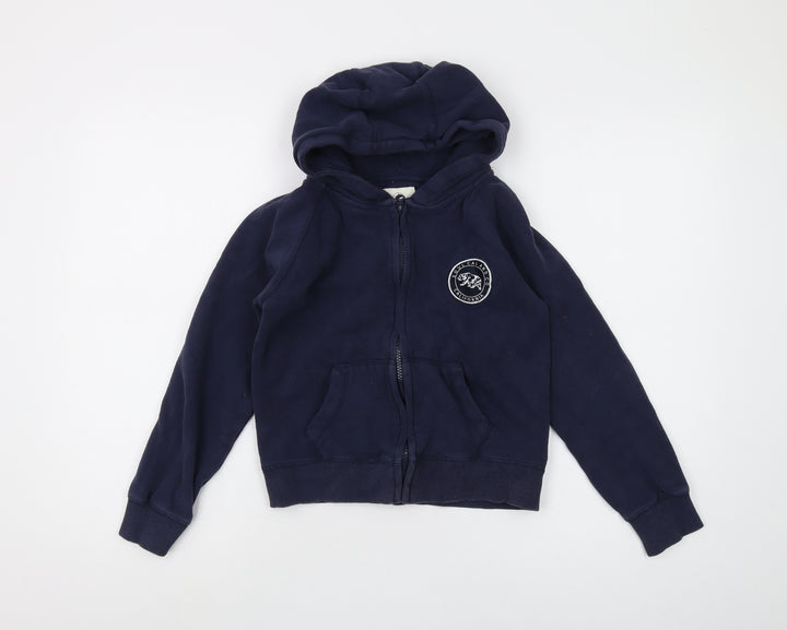 SoulCal & Co Boys Blue Full Zip Regular Fit Hoodie