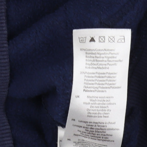 SoulCal & Co Boys Blue Full Zip Regular Fit Hoodie