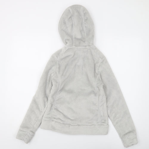 Decathlon Girls Grey Fleece Full Zip Hoodie 14 Years