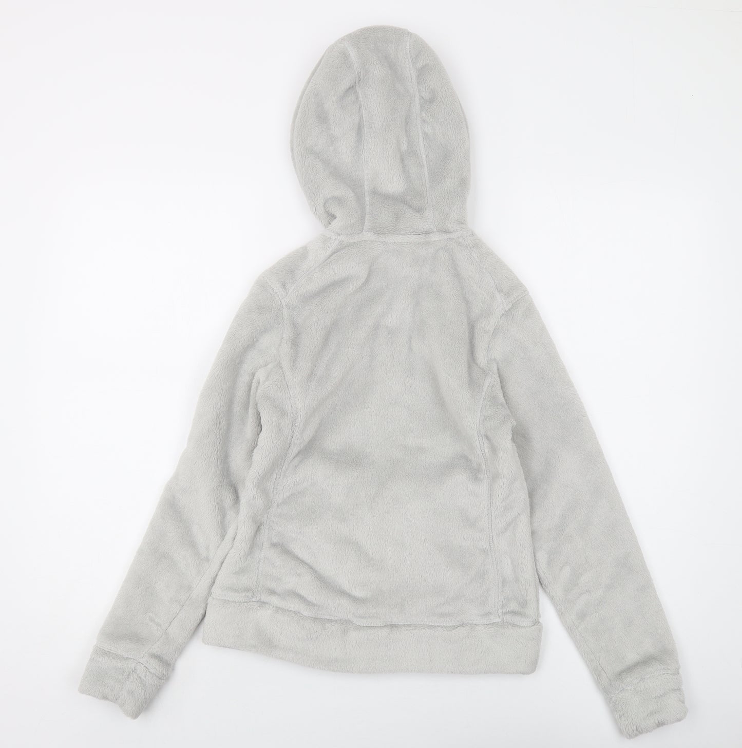 Decathlon Girls Grey Fleece Full Zip Hoodie 14 Years