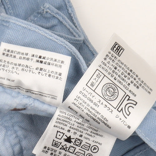 Levi's Men Blue Straight Jeans 501, 32W 34L