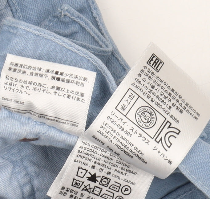 Levi's Men Blue Straight Jeans 501, 32W 34L