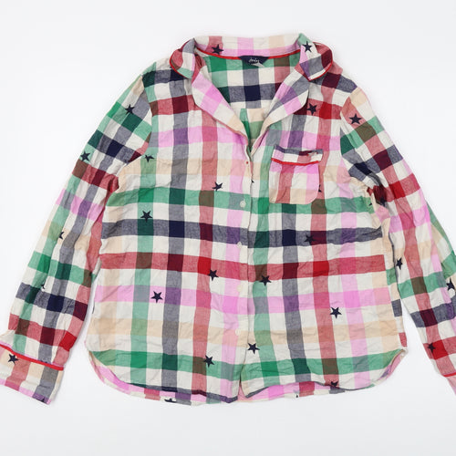 Joules Women's Multicoloured Check Button-Up Shirt M