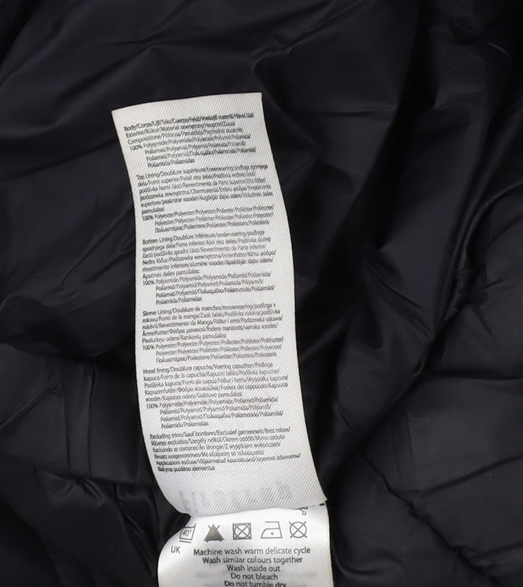 Firetrap Boys Black Puffer Jacket 6-7 Winter Hooded