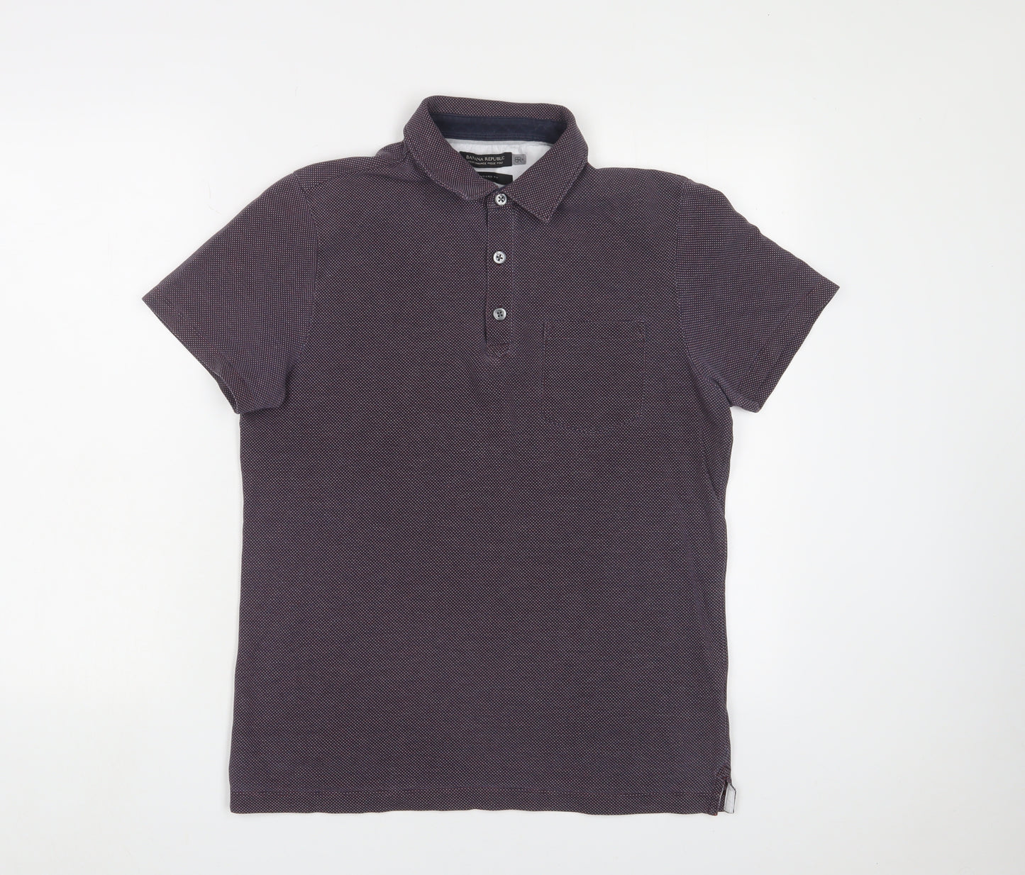 Banana Republic Men's Purple Small Polo Shirt