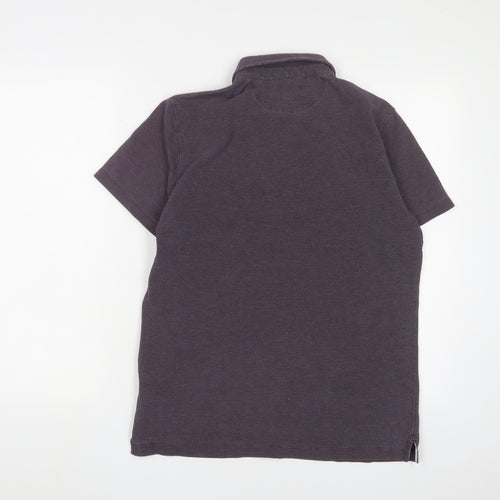 Banana Republic Men's Purple Small Polo Shirt