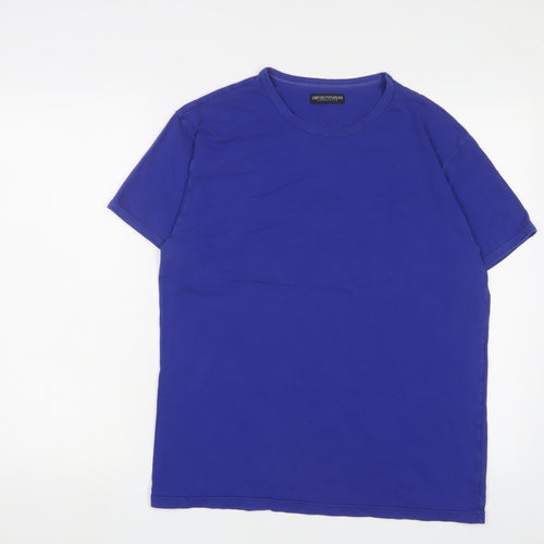 Emporio Armani Men's Blue XL Logo T-Shirt