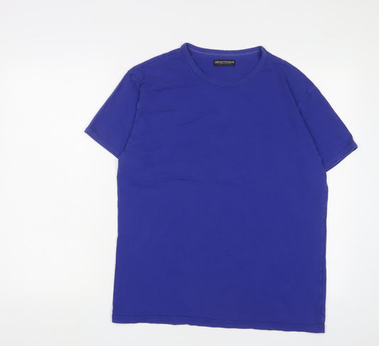 Emporio Armani Men's Blue XL Logo T-Shirt