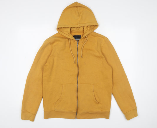 Red Herring Men's Yellow Full Zip Hoodie M