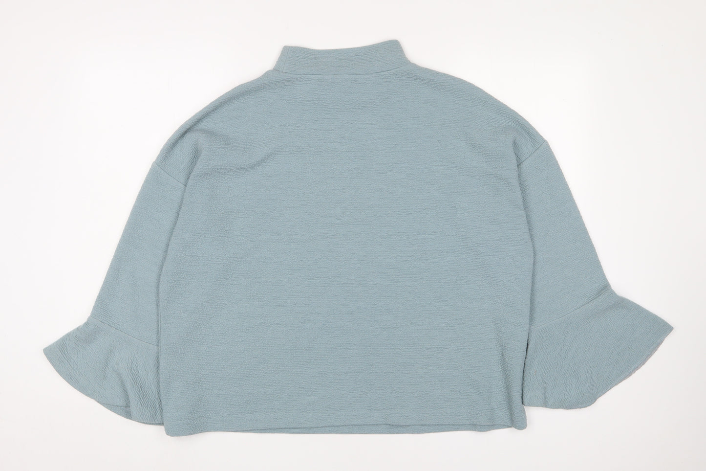 French Connection Women's Blue Relaxed Fit Jersey Top