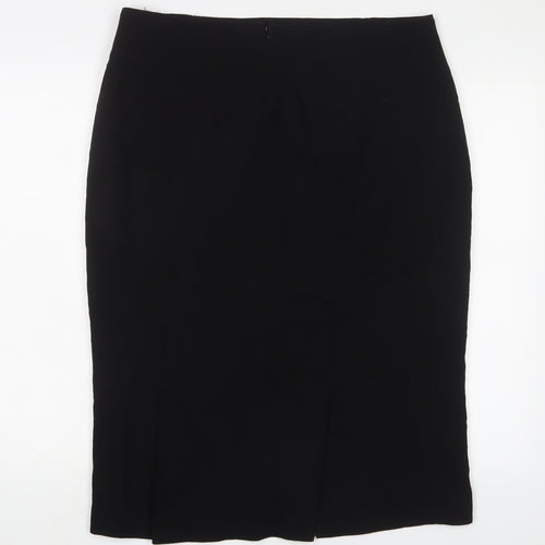 Hobbs Womens Black Midi Pencil Skirt Size 16