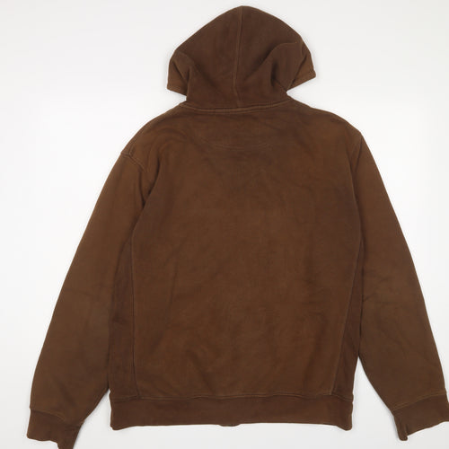 Timberland Men's Brown Full Zip Hoodie L