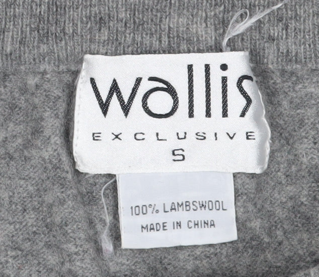 Wallis Women's Grey Knit Pencil Skirt S - Casual Elegance