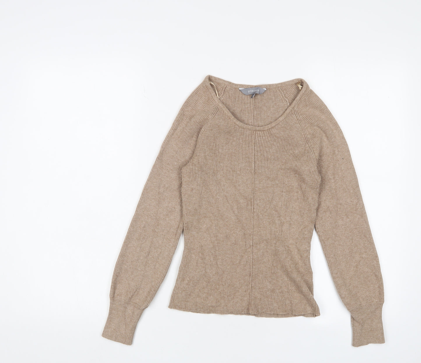 Principles Women Beige Pullover Jumper Size 12