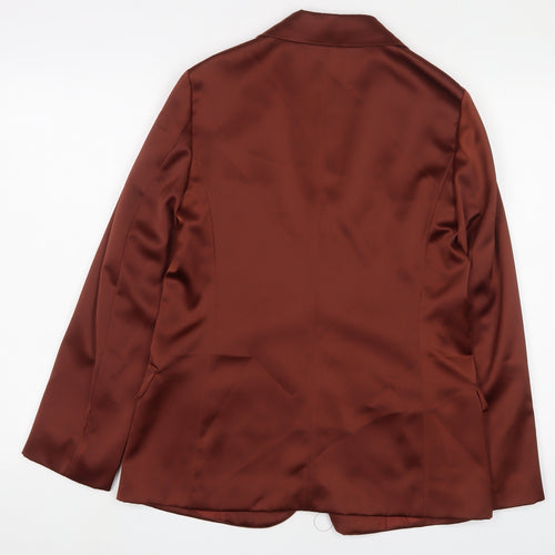 Kartika Women's Brown Satin Blazer Size 16