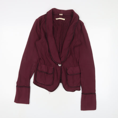 Flash & Partners Women’s Red Blazer Jacket, S, Casual