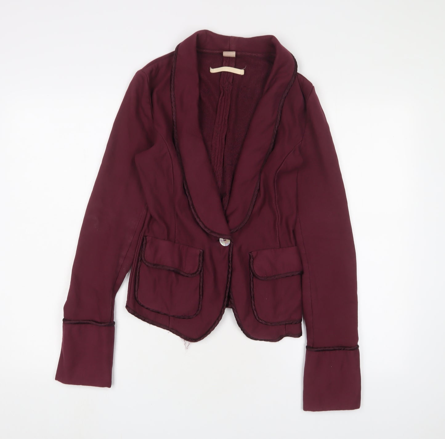 Flash & Partners Women’s Red Blazer Jacket, S, Casual