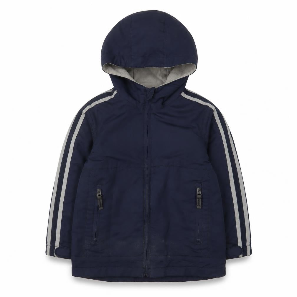Gap Kids Boys' Blue Jacket S Hooded Winter Zipped Pockets
