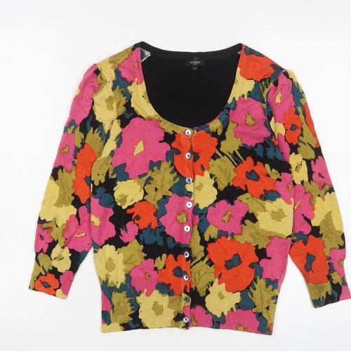 Hobbs Women’s Multicoloured Floral Cardigan, Size 12