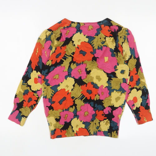 Hobbs Women’s Multicoloured Floral Cardigan, Size 12