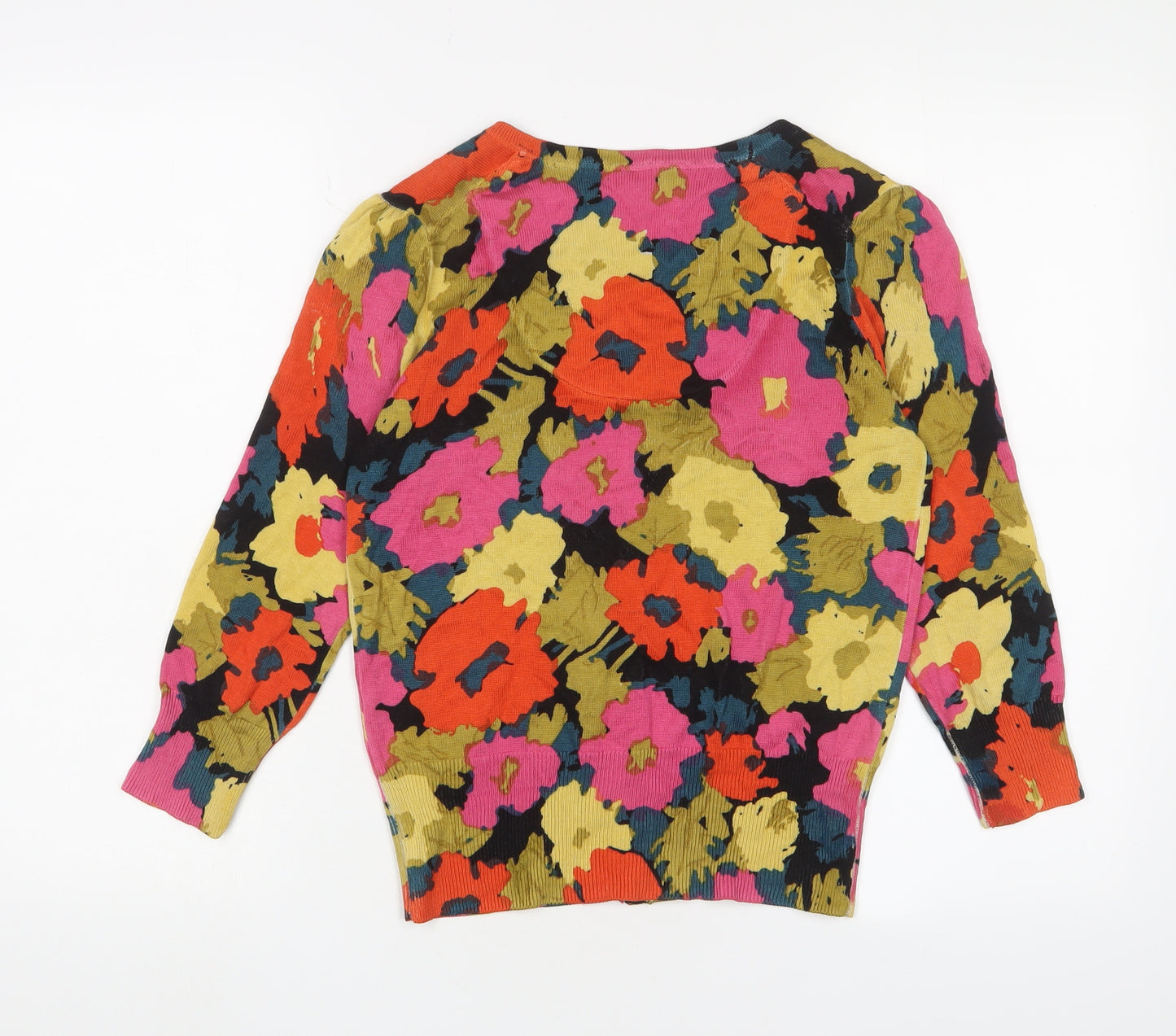 Hobbs Women’s Multicoloured Floral Cardigan, Size 12