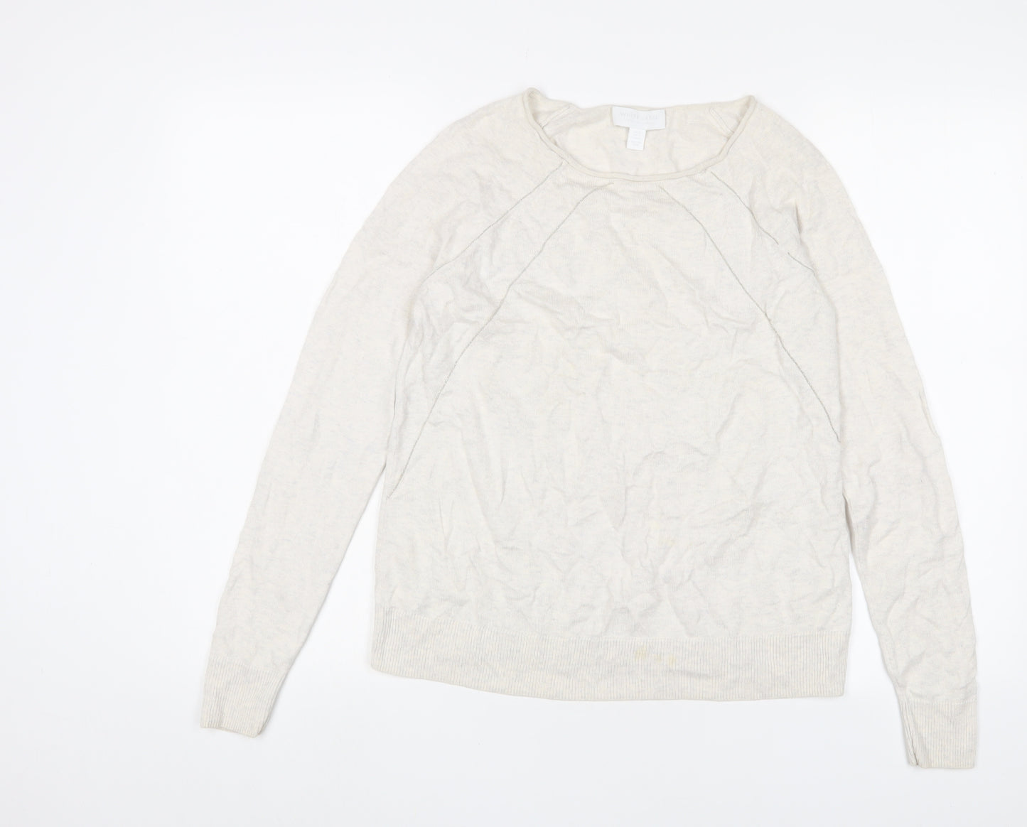 The White Company Ivory Pullover Jumper Women Size 8