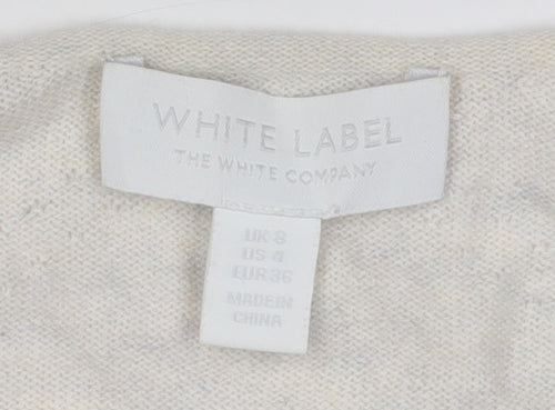 The White Company Ivory Pullover Jumper Women Size 8