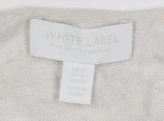 The White Company Ivory Pullover Jumper Women Size 8